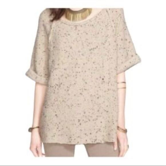 5/$30 Free People Scoop Neck Side Split Sweater Mint XS - Picture 1 of 6
